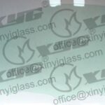 RH FRONT DOOR GLASS GREEN (6 HOLES)